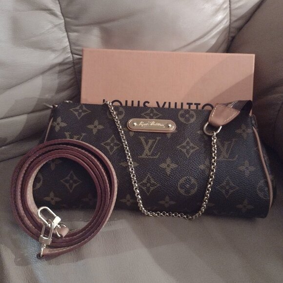 💯% Authentic Louis Vuitton Eva monogram Canvas Crossbody💫 bag - Picture 1 of 15